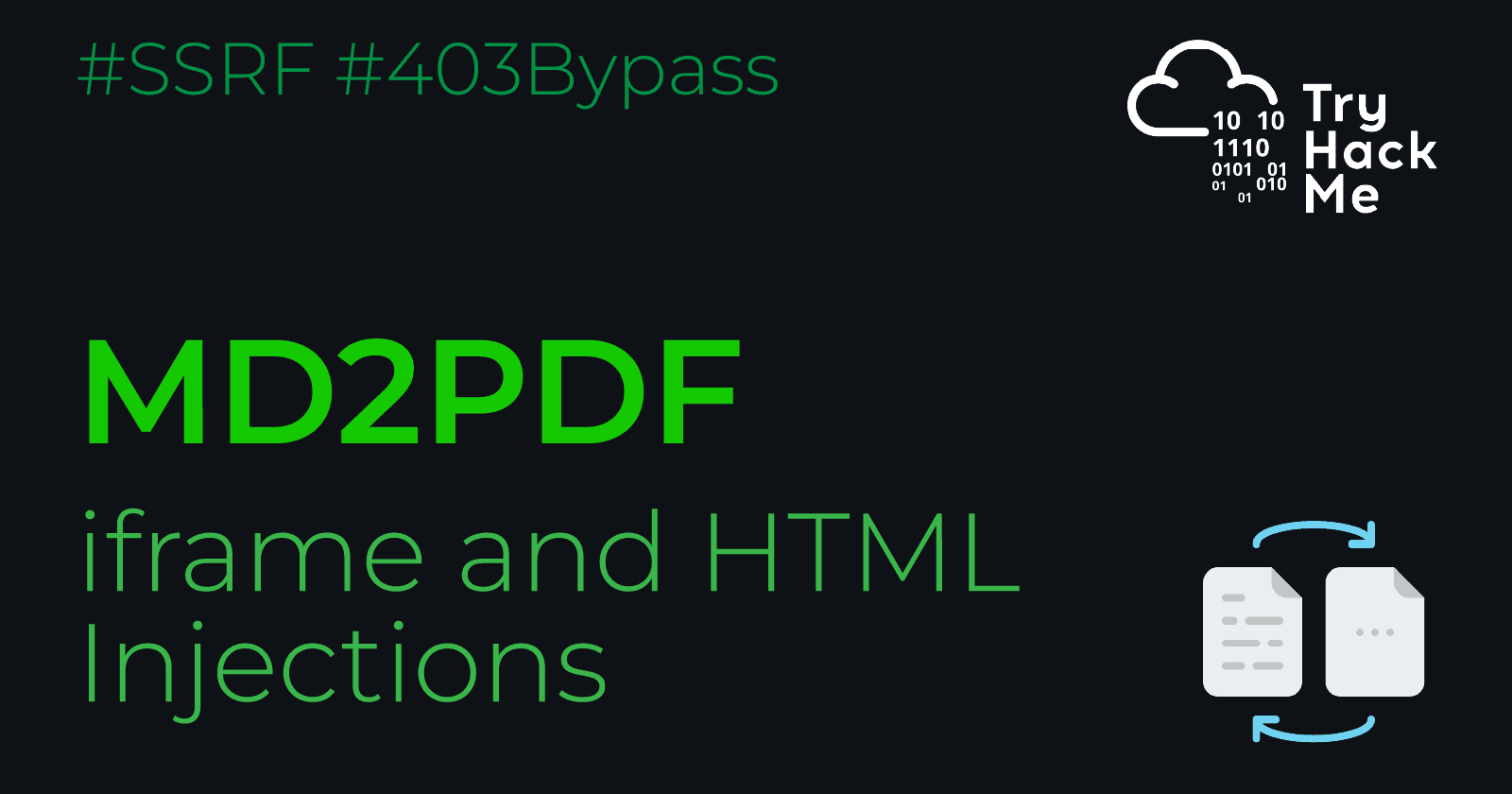 THM WriteUP | MD2PDF